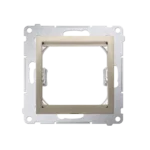 Adaptér pre montáž štandardu 45×45 mm, zlatá matná