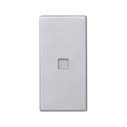 Kláves, K45, s podsvietením farba: biela, 45×22,5mm, hliník