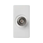 Kryt, K45, spojka BNC, 45×22,5mm, čisto biela