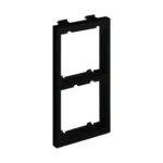 Adaptér, CIMA, vertikálny, 108×52mm, 2×, K45, grafitovo-sivá