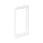 Adaptér, CIMA, horizontálny priľahlý, 108×52mm, 2×, K45, čisto biela