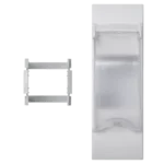 Kryt s vekom, K45, pre OFIBLOK, ALK, CABLOPLUS, CABLOMAX pre 2pólové zariadenia, 135×45mm, čisto biela