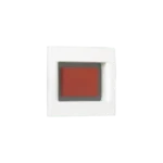 Doštička K45 so signalizačnou kontrolkou, K45, 45×45mm, biela