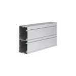 Inštalačný kanál, CABLOPLUS, ALU, 130×55mm, IK07, Komory: 2, hliník