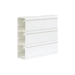 Inštalačný kanál, CABLOPLUS, PVC, 185×55mm, IK07, Komory: 3, čisto biela