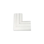 Uhol, hore, CABLOMAX, 170×55mm, čisto biela
