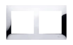 Rámček 2- násobný kovový, chróm