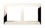 Rámček 2- násobný kovový, zlatá