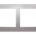 Rámček 2- násobný kovový, tmavá oceľ