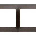 Rámček 4- násobný, hnedá matná