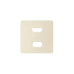 STIAHNUTÝ Z PONUKY - do vypredania zásob, kryt pro zásuvka USB + HDMI, Simon 82, IP20, krémová