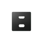 Kryt pro zásuvka USB + HDMI, grafit