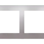 Rámček 4- násobný kovový, tmavá oceľ