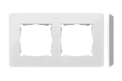 STIAHNUTÝ Z PONUKY - do vypredania zásob, rámček 2- násobný, Simon 82 Detail, IP20/IP44, biela