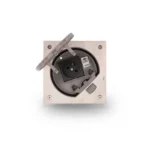 Vklad podlahovej krabice, KSE IP66, IK07, s uzemnenou zásuvkou a RJ45 kat.5e, nerezová oceľ