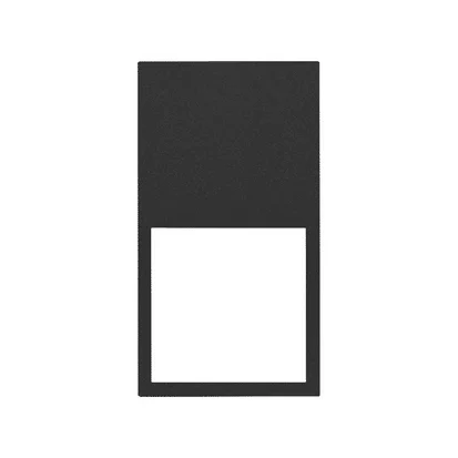 Rámček MINIMAL vertikálny 2-násobný, 2-moduly, čierny matný