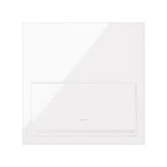 Dostupné len ako jednotlivé diely, Nahradený za:: 10001020-130 + 10001610-130, panel 1-násobný: tlačidlo stmievač, Simon 100, IP20, biela