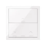 Dostupné len ako jednotlivé diely, Nahradený za:: 10000610-130 + 10002035-130 + 10002081-130, panel 1-násobný: iO, 1 kryt Master + 1 kryt žalúziový Master, Simon 100, IP20, biela
