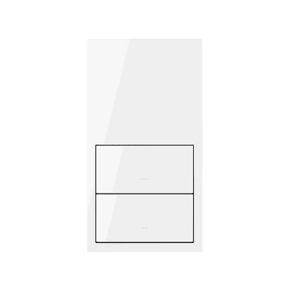 Dostupné len ako jednotlivé diely, Nahradený za:: 10002620-130 + 2x 10000010-130, panel 2-násobný: 2 kryty, Simon 100, IP20, biela