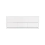 Dostupné len ako jednotlivé diely, Nahradený za:: 10001630-230 + 3x 10000010-230, panel 3-násobný: 3 kryty, Simon 100, IP20, biela matná