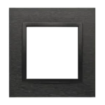 Rámček 1 - násobný kovový, tmavý nerez