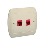 Počitačová zásuvka dvojitá RJ45 kategórie 5e, béžový