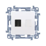 Zásuvka HDMI jednoduchá, biela