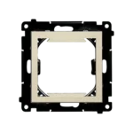 Adaptér pre montáž štandardu 45×45 mm, (prístroj s krytom), šampanské matné
