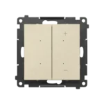- 1-kanálový - DIMMER W, (prístroj s krytom), šampanské matné
