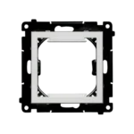 Adaptér pre montáž štandardu 45×45 mm, (prístroj s krytom), svetlosivá matná