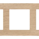 Rámček 3- násobný drevený, svetlý dub