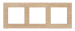 Rámček 3- násobný drevený, svetlý dub