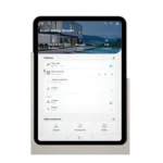 Otvorený nástenný držiak pre Apple iPad, biela matná