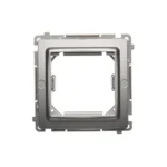Adaptér pre montáž štandardu 45×45 mm, strieborná matná