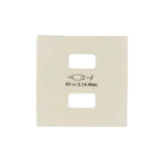STIAHNUTÝ Z PONUKY - do vypredania zásob, kryt nabíjačky USB - typ A+A, Simon 82, IP20, krémová