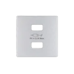 STIAHNUTÝ Z PONUKY - do vypredania zásob, kryt nabíjačky USB - typ A+A, Simon 82, IP20, hliník