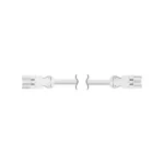 Pripojovací kábel, 2m, 3x1,5mm, 16A, čisto biela