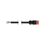 Pripojovací kábel, 2m, 3x1,5mm, 16A, červený