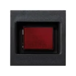 Doštička K45 so signalizačnou kontrolkou, K45, 45×45mm, grafitovo-sivá