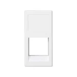 Kryt dátovej zásuvky, K45, ORTRONICS, jednotlivý bez krytu plocha, 45×22,5mm, čisto biela