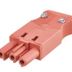 Vidlica, GESIS®, 3pólová zástrčka, 16A, 250V, červený