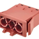 Zásuvka samec, GESIS®, 3pólová zástrčka, 16A, 250V, červený