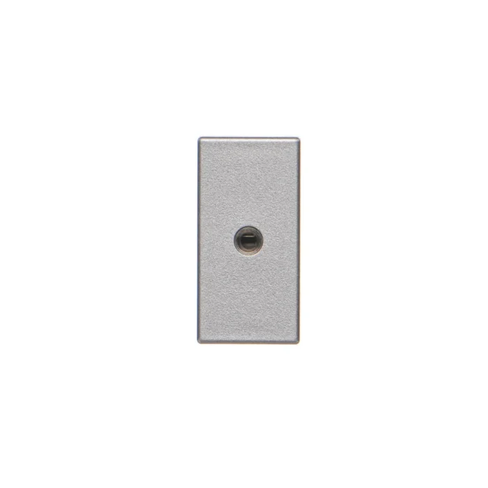 Kryt, K45, zásuvka mini-jack, 45×22,5mm, hliník – Obrázok 2