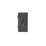 Nabíjačka USB, K45, USB 2.0 - A, 5V, DC, 1,5A, 45×22,5mm, grafit – Obrázok 2