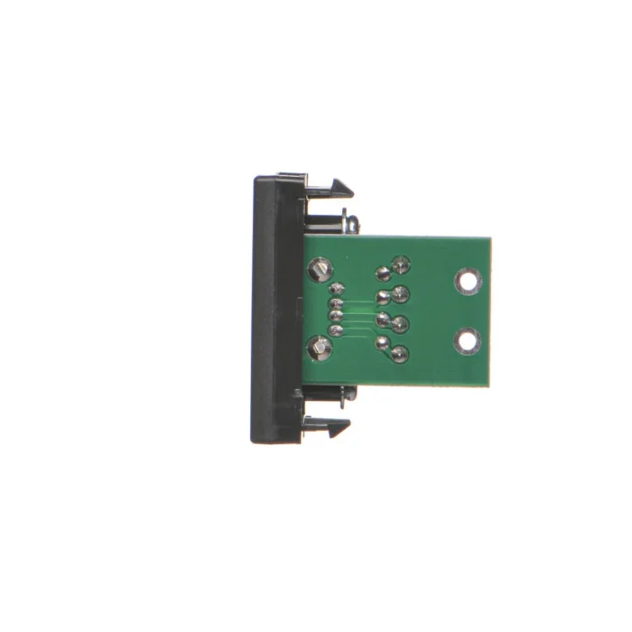 Kryt, K45, spojka USB typ A, 45×22,5mm, grafitovo-sivá – Obrázok 4
