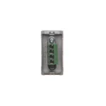 Kryt, K45, spojka USB typ A, 45×22,5mm, hliník – Obrázok 3