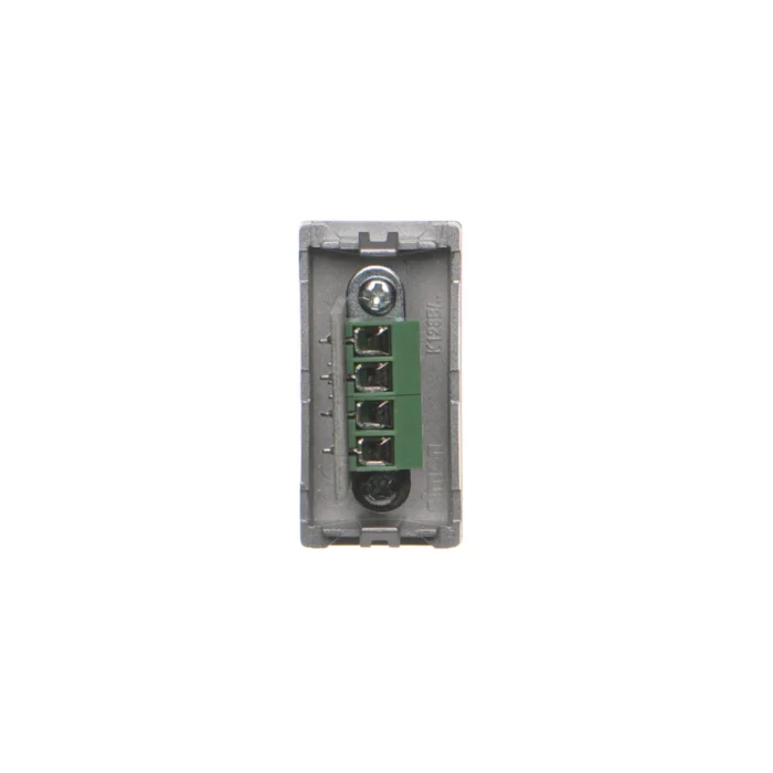 Kryt, K45, spojka USB typ A, 45×22,5mm, hliník – Obrázok 3