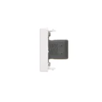 Kryt, K45, adaptér HDMI-HDMI, 45×22,5mm, čisto biela, HDMI 2.0 – Obrázok 4