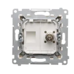 Ekvipotenciálne zásuvka, (prístroj s krytom), skrutkové svorky 2.5, 4, 6 mm2, zlatá matná – Obrázok 3
