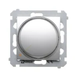 Stmievač pre LED stmievateľné, otáčavý, dvojpólový, strieborná matná – Obrázok 2